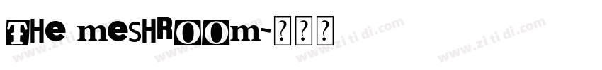 The Meshroom字体转换